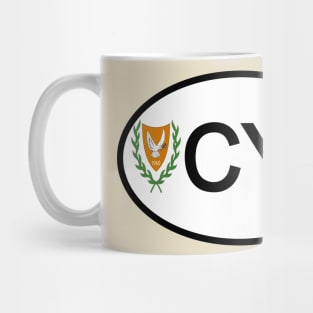 Cyprus car country code Mug